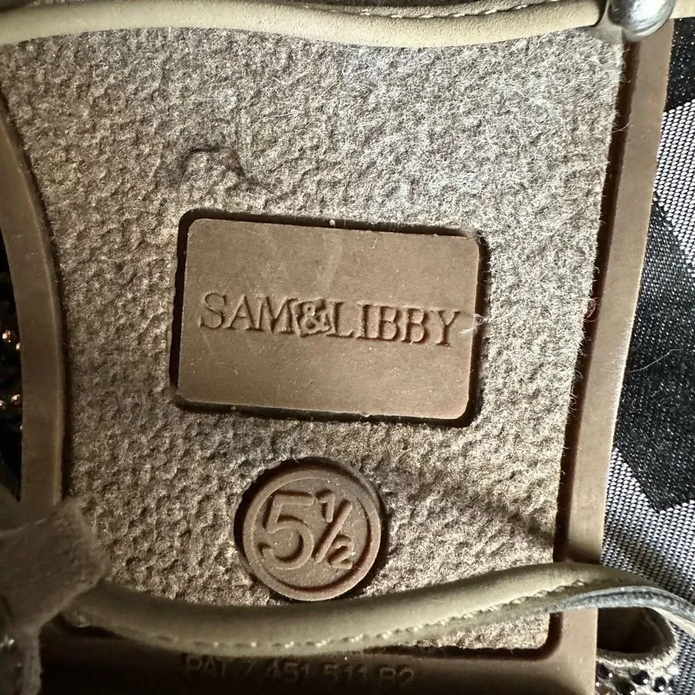 Sam & Libby “Bethany” Gladiator Sandals Tie Shoes